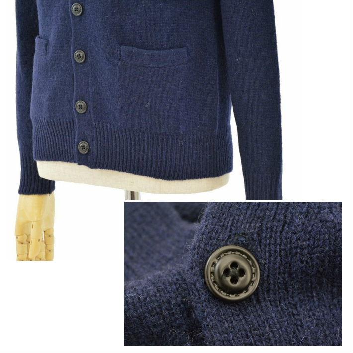 ア ノーザン ライト NL1-0050 NAVY シェットランド ニットカーディガン