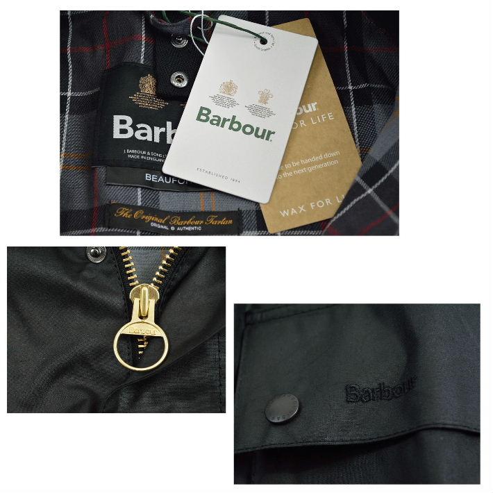Barbour（バブアー） MWX0017 BK91 ビューフォート オイルクロス
