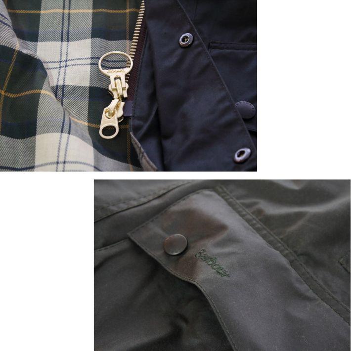 バブアー MWX0017 SG91 ビューフォート オイルクロスジャケット セージ メンズ Barbour BEAUFORT JACKET SAGE｜infinity｜08