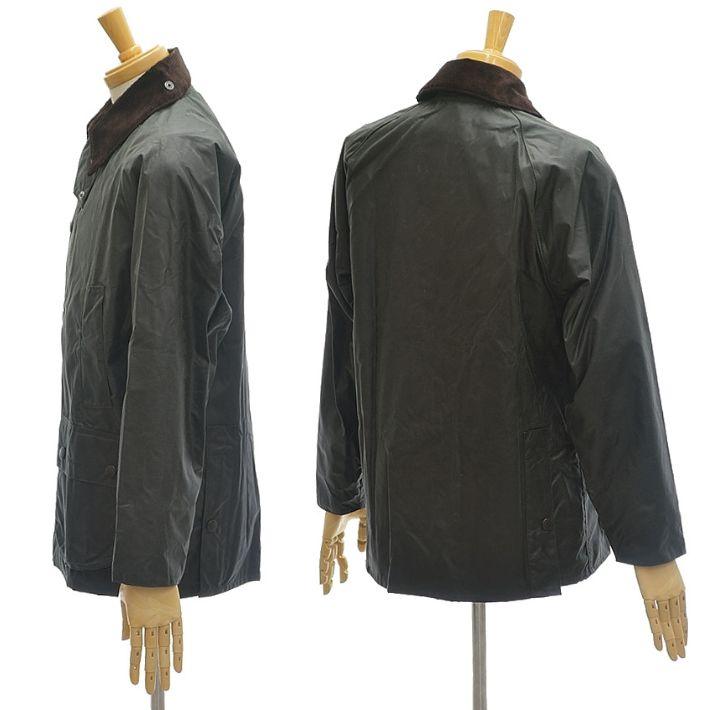 バブアー MWX0018 SG91 ビデイル レギュラーフィット オイルクロスジャケット セージ グリーン メンズ Barbour BEDALE JACKET SAGEの画像