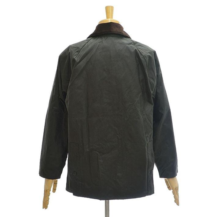 バブアー MWX0018 SG91 ビデイル レギュラーフィット オイルクロスジャケット セージ グリーン メンズ Barbour BEDALE JACKET SAGEの画像