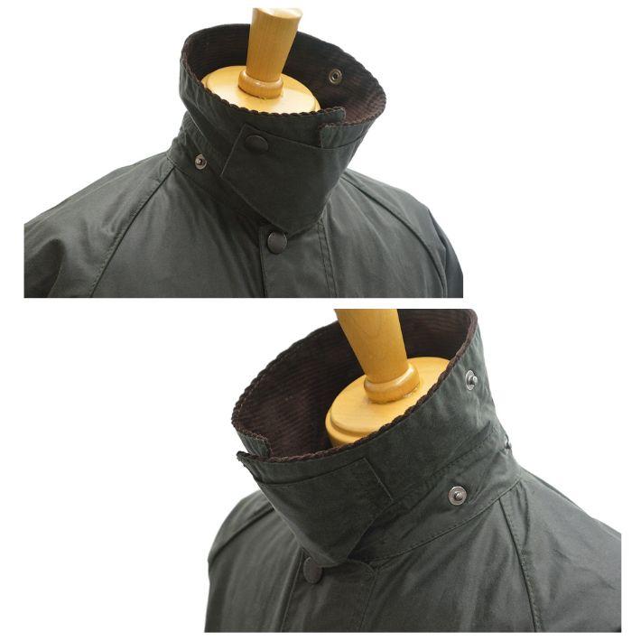 バブアー MWX0018 SG91 ビデイル レギュラーフィット オイルクロスジャケット セージ グリーン メンズ Barbour BEDALE JACKET SAGEの画像