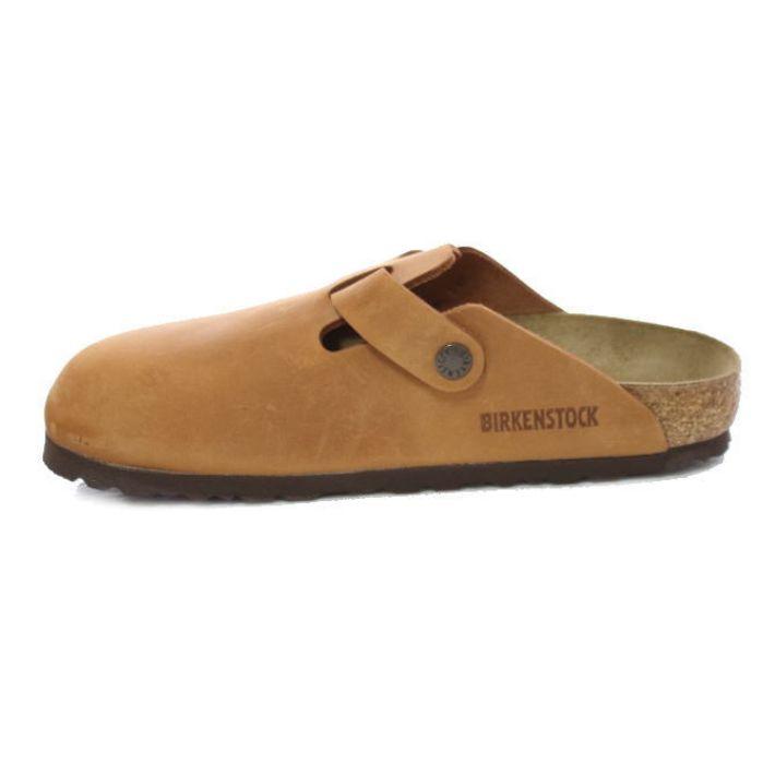 ビルケンシュトック　ボストン　オイルドレザー　サンダル　24.5 ベージュ BIRKENSTOCK（ビルケンシュトック） ボストン 1028310 サンダル
