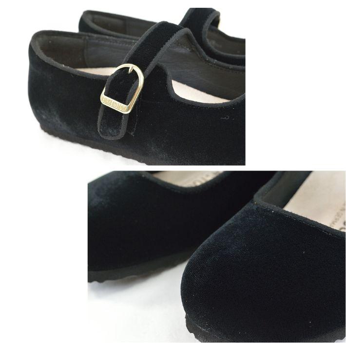 完売品新品 ビルケンシュトック サンタクラリタ ベルベット黒24.5cm(38