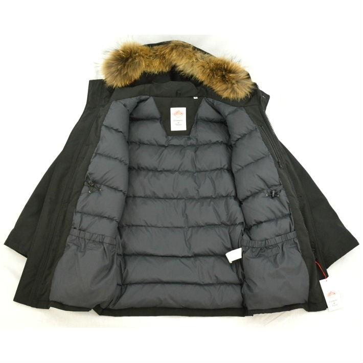 ダントン Jd 32las ダウンコート ダウンジャケット ファー付き ロング丈 タッサー ブラック 黒 メンズ Danton Danton Jd 32las インフィニティ ヤフー店 通販 Yahoo ショッピング