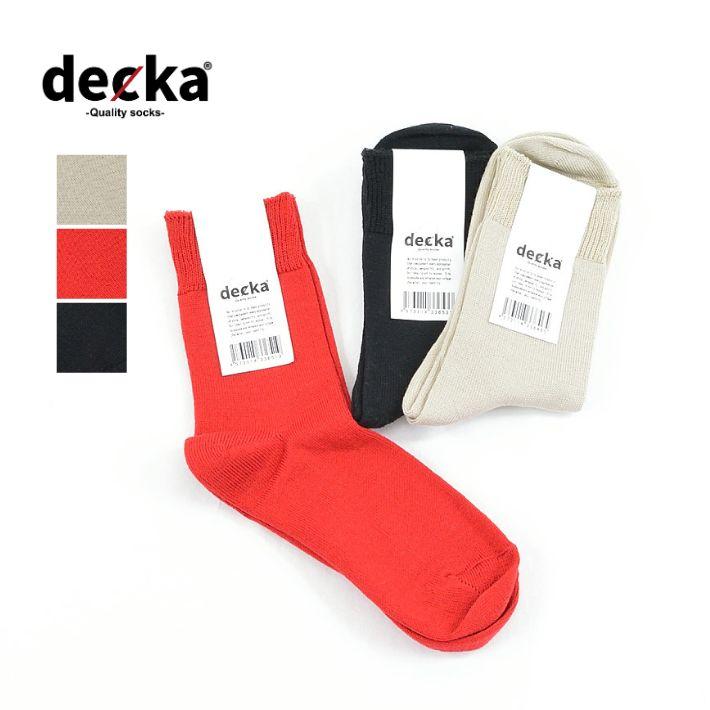 デカ クオリティ ソックス  decka quality socks ギザコットン ソックス 靴下 Mercerized Socks [メール便可] | decka Quality socks