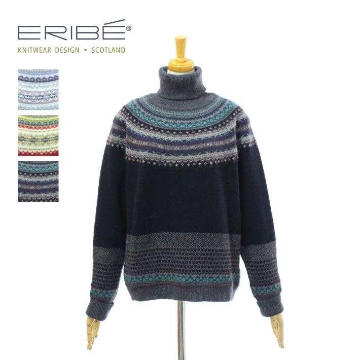 ERIBE エリベ P4128 タートルネック アルペンセーター ALPINE ROLL 