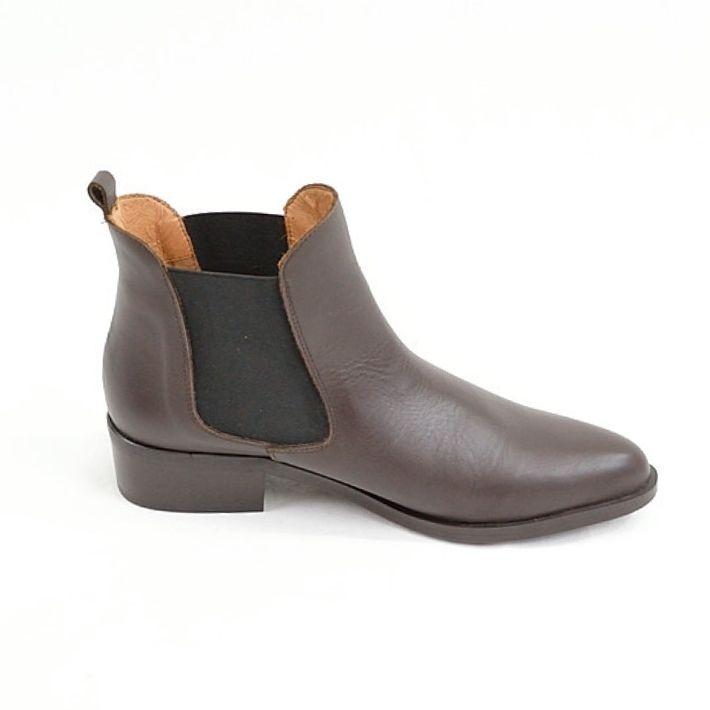 ファエダ 268L サイドゴアブーツ レザー 革 レディース ブラウン 茶 FAEDA | Tricker's | 02