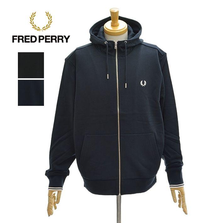 国内発送 フレッドペリー フルジップパーカー J7536 FRED PERRY フレッドペリー J7536 フルジップ フーデッド