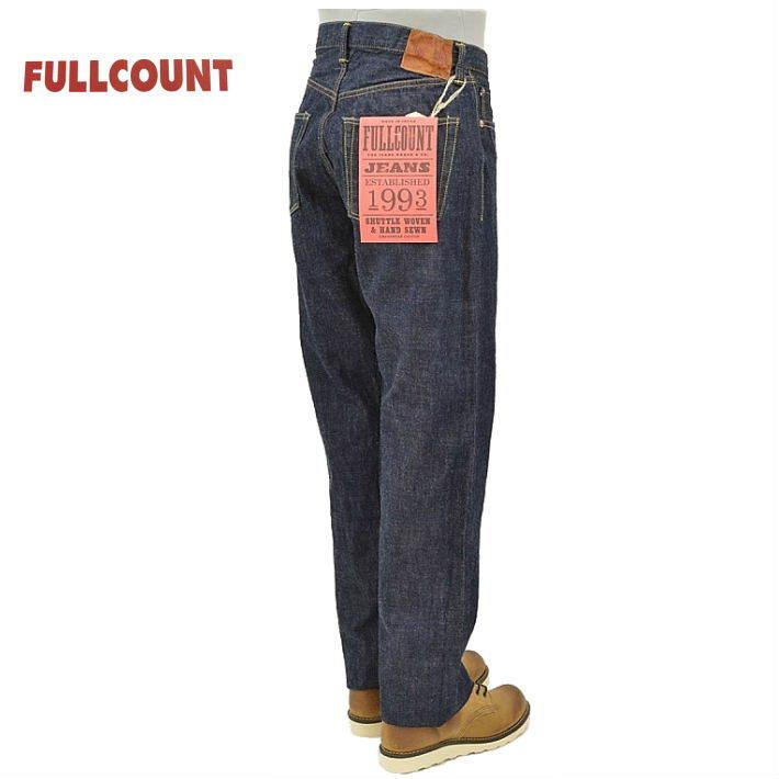 フルカウント 1101 INDIGO BLUE ジーンズ オリジナルストレート 13.7ozデニム インディゴブルー ワンウォッシュ メンズ ORIGINAL STRAIGHT FULLCOUNT | FULLCOUNT