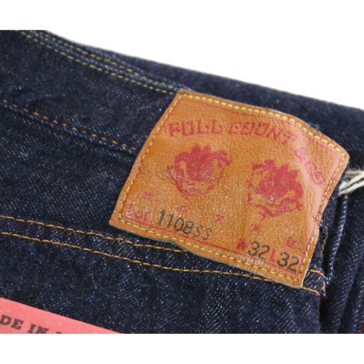 フルカウント 1108SS スーパースムース ジーンズ スリムトレート 11.5ozデニム インディゴブルー ワンウォッシュ メンズ SLIM STRAIGHT Super Smooth FULLCOUNT | FULLCOUNT | 06