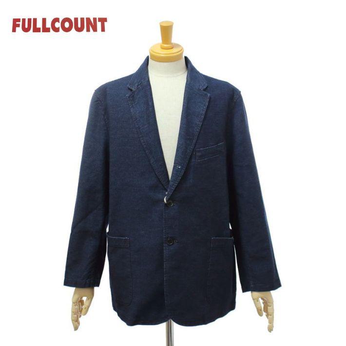 フルカウント 2056 インディゴピケ アンコンストラクテッド ジャケット アンコンジャケット メンズ FULLCOUNT | FULLCOUNT