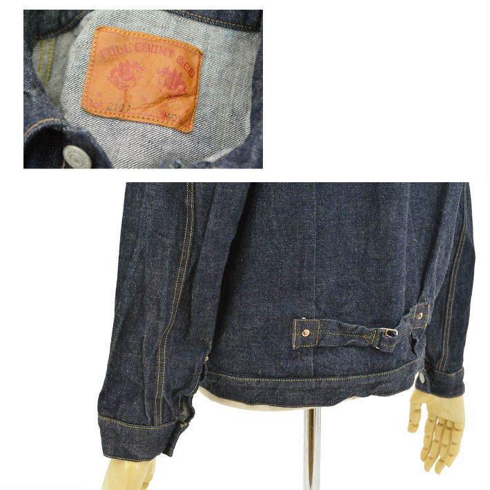フルカウント 2107W フラップポケット 1stタイプ デニムジャケット Gジャン 13.7ozデニム ワンウォッシュ メンズ FLAP POCKET 1st MODEL FULLCOUNT | FULLCOUNT | 03