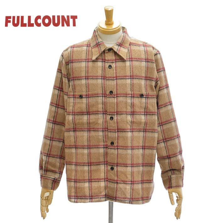 FULLCOUNT（フルカウント） 4096 ウール シャギー チェック ワーク