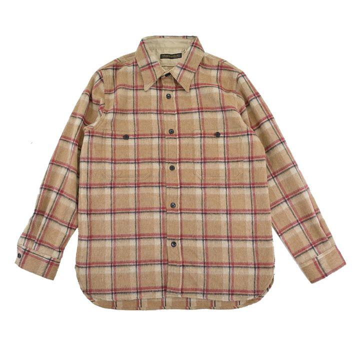 FULLCOUNT（フルカウント） 4096 ウール シャギー チェック ワーク