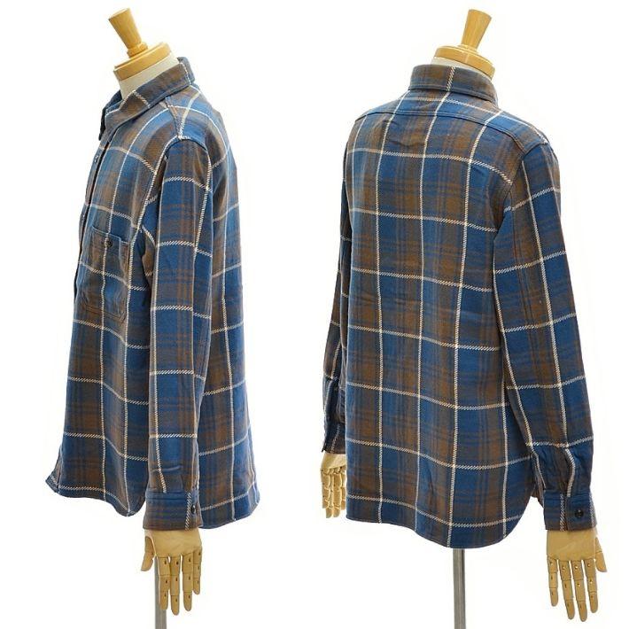 フルカウント 4106 オリジナルコットンチェック ワークシャツ ネルシャツ ワンウォッシュ メンズ FULLCOUNT Original Cotton Check Flannel Work Shirt | FULLCOUNT | 02
