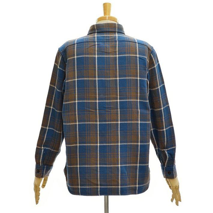 フルカウント 4106 オリジナルコットンチェック ワークシャツ ネルシャツ ワンウォッシュ メンズ FULLCOUNT Original Cotton Check Flannel Work Shirt | FULLCOUNT | 03
