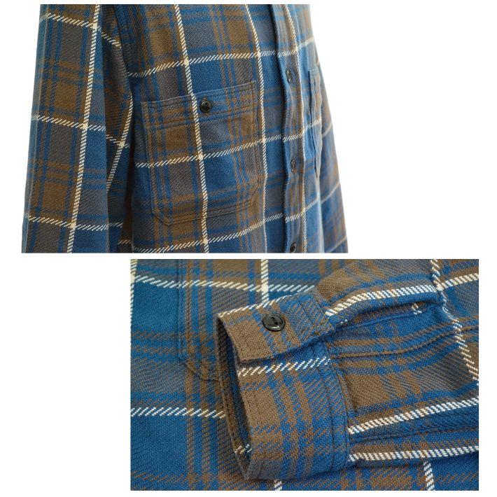 フルカウント 4106 オリジナルコットンチェック ワークシャツ ネルシャツ ワンウォッシュ メンズ FULLCOUNT Original Cotton Check Flannel Work Shirt | FULLCOUNT | 06