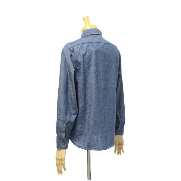 フルカウント 4810 長袖 シャンブレーシャツ メンズ FULLCOUNT Chambray Shirt | FULLCOUNT | 05