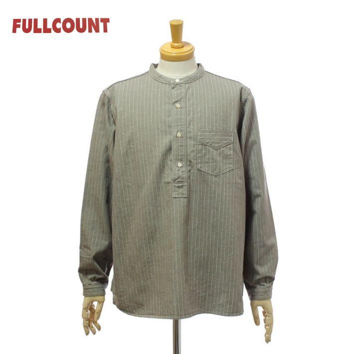 フルカウント 4900G へリンボン ペンシルストライプ ファーマーズシャツ メンズ FULLCOUNT Herringbone Pencil Stripe Farmers Shirt | FULLCOUNT