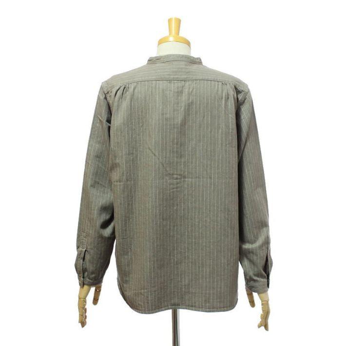 フルカウント 4900G へリンボン ペンシルストライプ ファーマーズシャツ メンズ FULLCOUNT Herringbone Pencil Stripe Farmers Shirt | FULLCOUNT | 03
