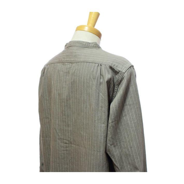 フルカウント 4900G へリンボン ペンシルストライプ ファーマーズシャツ メンズ FULLCOUNT Herringbone Pencil Stripe Farmers Shirt | FULLCOUNT | 05