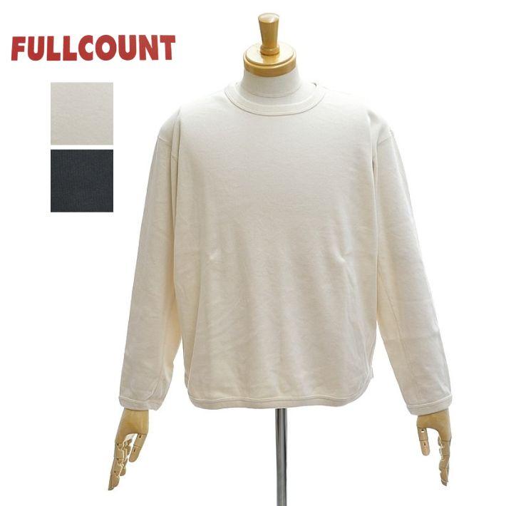 フルカウント 5222LB Tシャツ ロンT 長袖 30/-フライス フラットシーム ブラッシュド リブ メンズ FLAT SEAM Brushed Rib LONG SLEEVE TEE FULLCOUNT | FULLCOUNT