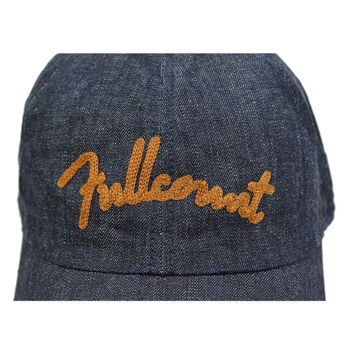 フルカウント 6007 6パネル デニム ベースボールキャップ 10OZ 6PANEL Chain Embroidery Denim Cap FULLCOUNT [メール便可] | FULLCOUNT | 06