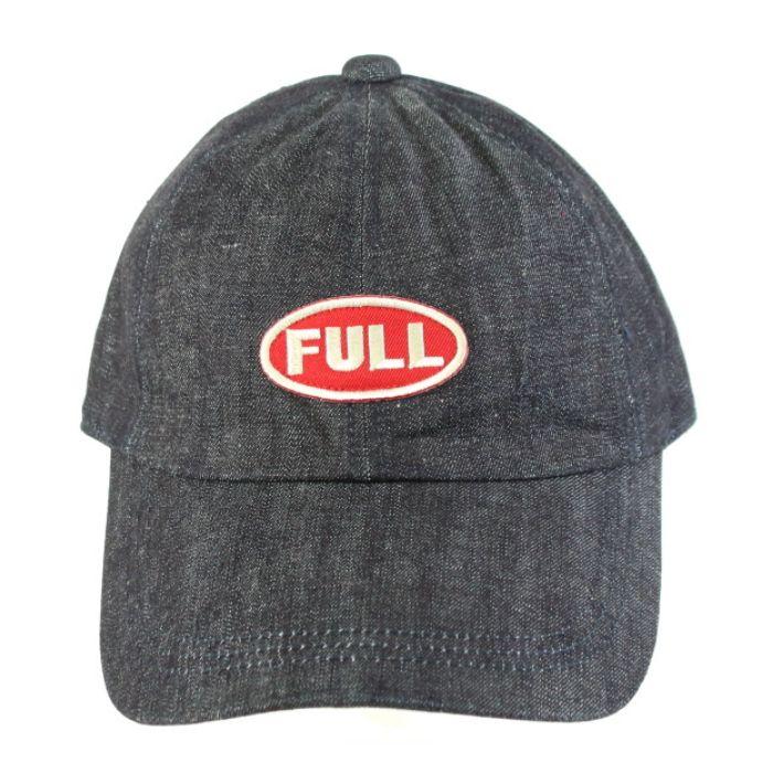 フルカウント 6770 6パネル デニム ベースボールキャップ エンブレム 10OZ 6PANEL DENIM BASEPALL CAP FULLCOUNT Emblem [メール便可] | FULLCOUNT | 02