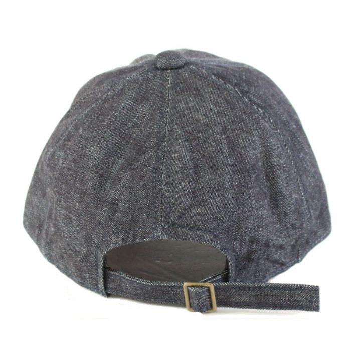 フルカウント 6770 6パネル デニム ベースボールキャップ エンブレム 10OZ 6PANEL DENIM BASEPALL CAP FULLCOUNT Emblem [メール便可] | FULLCOUNT | 03