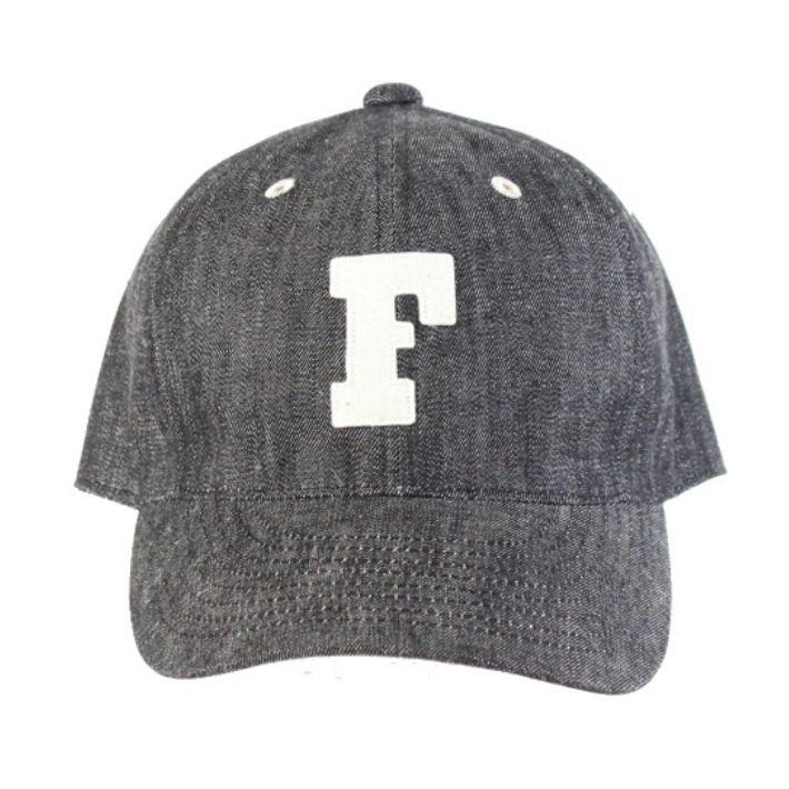 フルカウント 6843 6パネル デニム ベースボールキャップ 『F』パッチ 6PANEL DENIM BASEPALL CAP 'F' PATCH FULLCOUNT [メール便可] | FULLCOUNT | 04