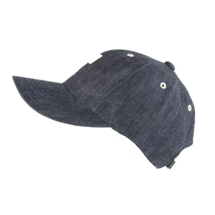 フルカウント 6843 6パネル デニム ベースボールキャップ 『F』パッチ 6PANEL DENIM BASEPALL CAP 'F' PATCH FULLCOUNT [メール便可] | FULLCOUNT | 05