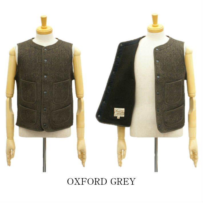 ブラウンズビーチ BROWN'S BEACH VEST ゴマ塩 38 Brown's BEACH（ブラウンズビーチ）/ Brown's BEACH Vest-1