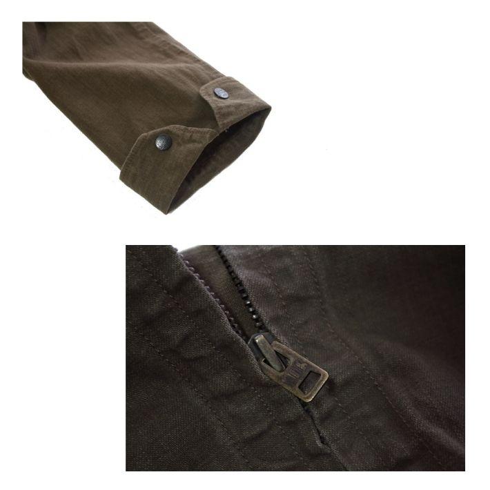 ブラウンズビーチ BBJ-030CA ダック素材 ジップアップ スポーツジャケット メンズ DUCK ZIP UP SPORT JACKET BROWN'S BEACH | BROWN'S BEACH JACKET | 07