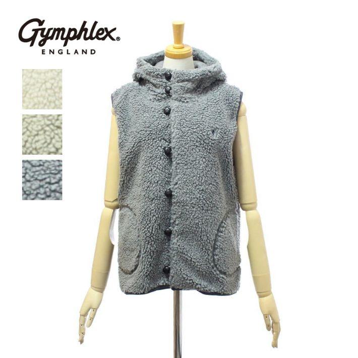 GYMPHLEX（ジムフレックス） J-1069BOA ボアベスト くるみボタン