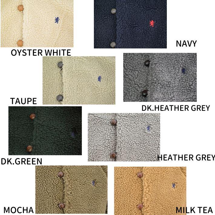 GYMPHLEX（ジムフレックス） J-1185PL ボアジャケット くるみボタン