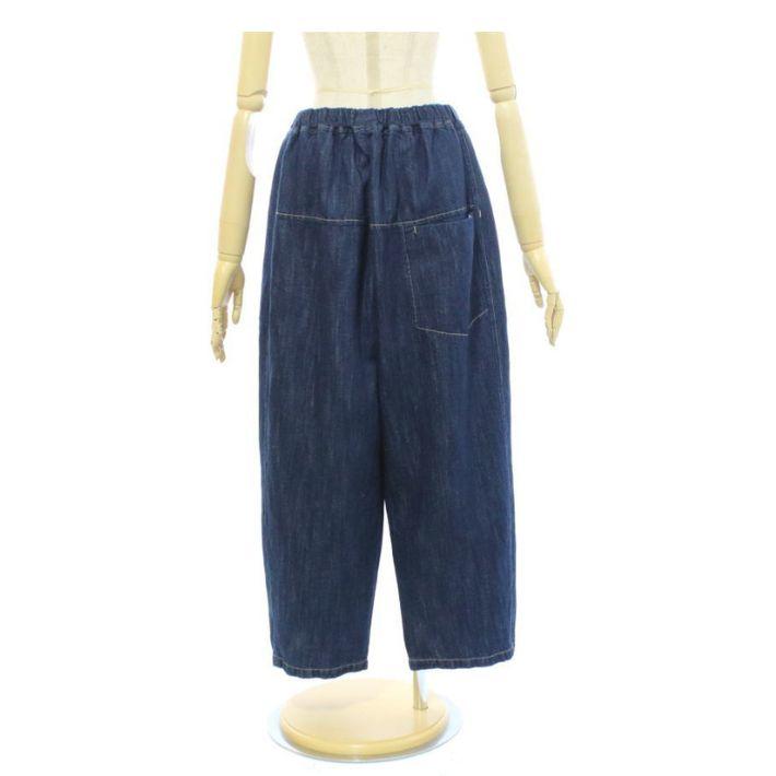 LAITERIE レイトリー LB26113 綿麻デニム トロワパンツ レディース