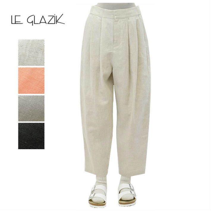 ル グラジック JL-2666NLP 50s リネンクロス セットアップ パンツ Le glazik 