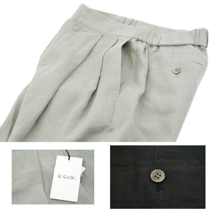 ル グラジック JL-2666NLP 50s リネンクロス セットアップ パンツ Le glazik 