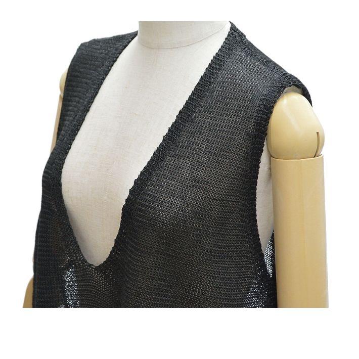 mizuiroind（ミズイロインド） ワイドVネックベスト 2-220029