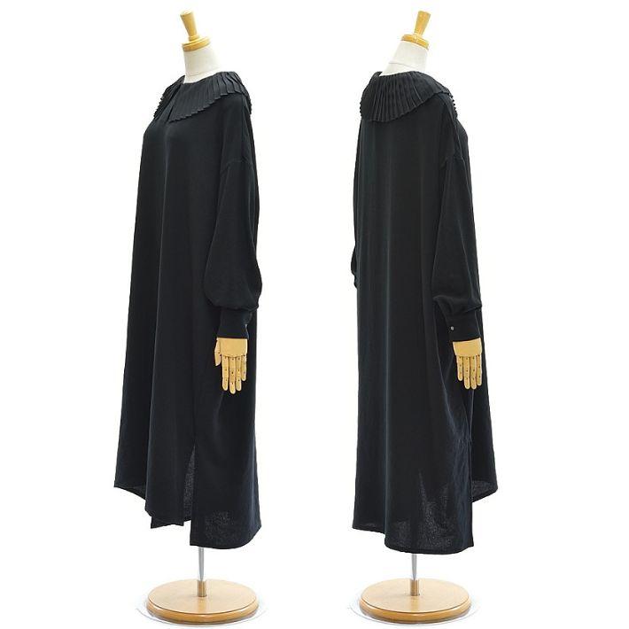 mizuiroind（ミズイロインド） プリーツカラー 長袖 ワンピース 3