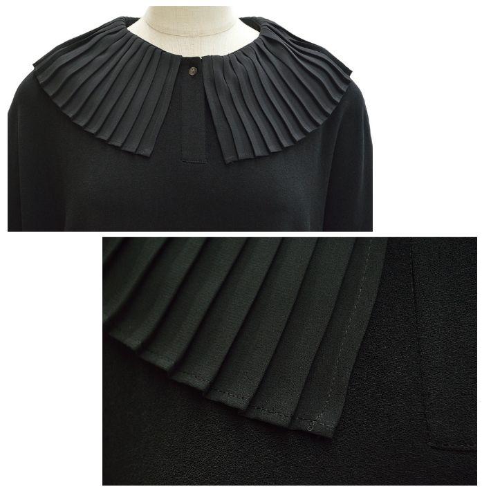 mizuiroind（ミズイロインド） プリーツカラー 長袖 ワンピース 3