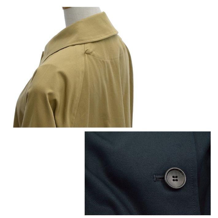 mizuiroind（ミズイロインド） コットン ステンカラー コート ロング