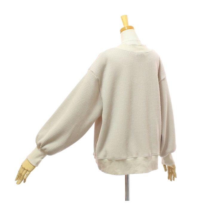 ナル 652000 AWダブルワッフル プルオーバー クルーネック カットソー NARU | NARU | 06