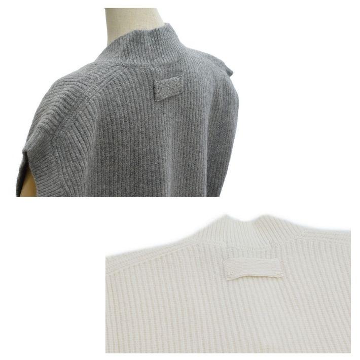 nicholson & nicholson ニットベスト　38 グレー nicholson＆nicholson(ニコルソンアンドニコルソン)のウール