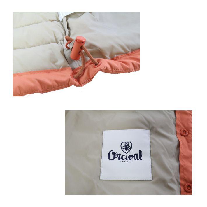 オーシバル orcival ダウンベスト　ベージュ ORCIVAL（オーシバル） ☆レディース オーチバル ライトダウンベスト