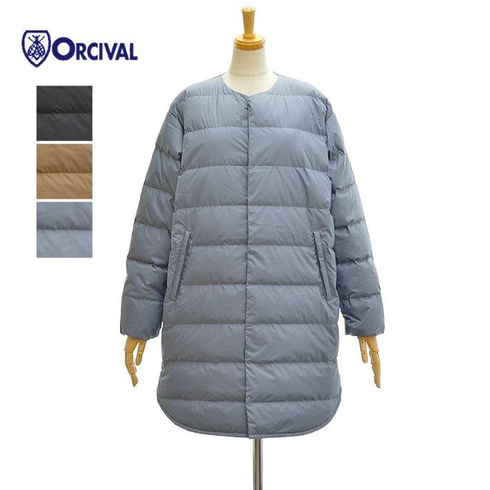 美品 定価5.2万 オーチバル オーシバル ORCIVAL ファー付きダウン 