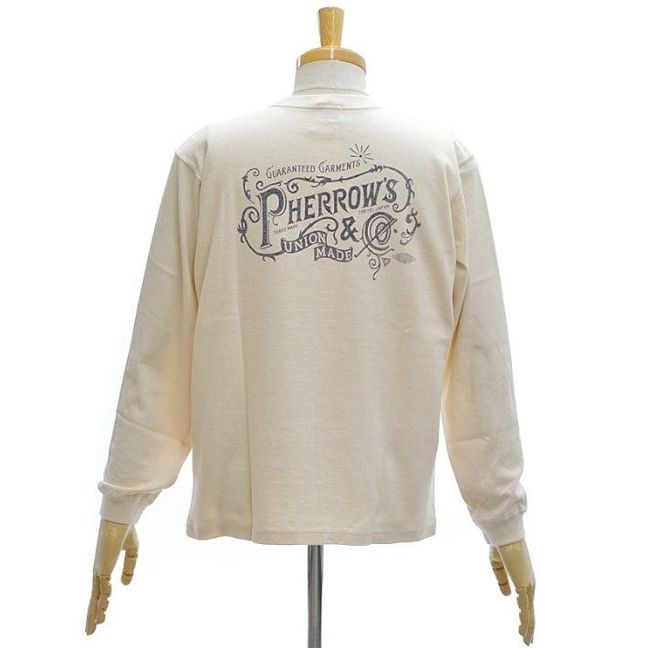フェローズ 26W-PLT3 Tシャツ プリント ロンT 長袖 オリジナル天竺 ヘビーウェイト メンズ HEAVY WEIGHT LONG SLEEVE TEE PHERROW'S | Pherrow's | 04