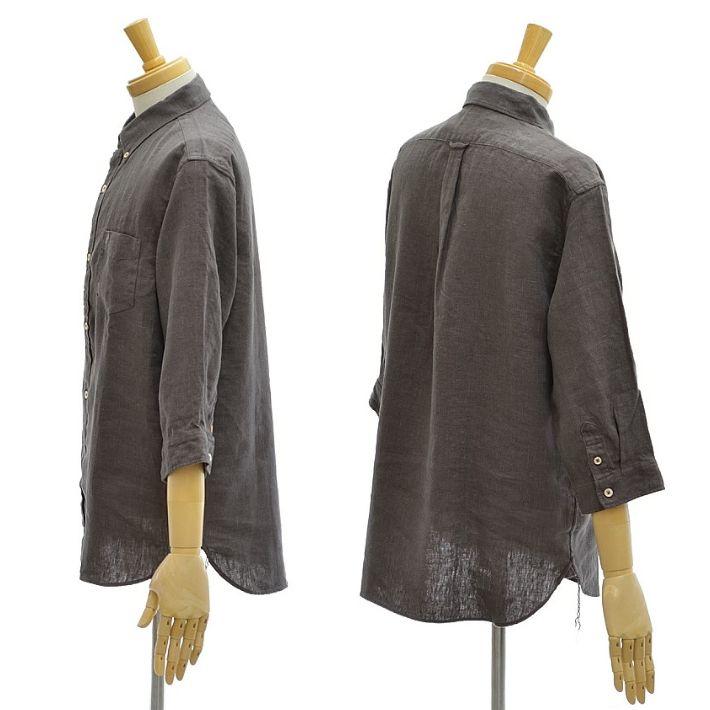 フェローズ P7BD1 ボタンダウン リネン シャツ ワンポイント 7分袖 メンズ PHERROW'S　[メール便可] | Pherrow's | 02