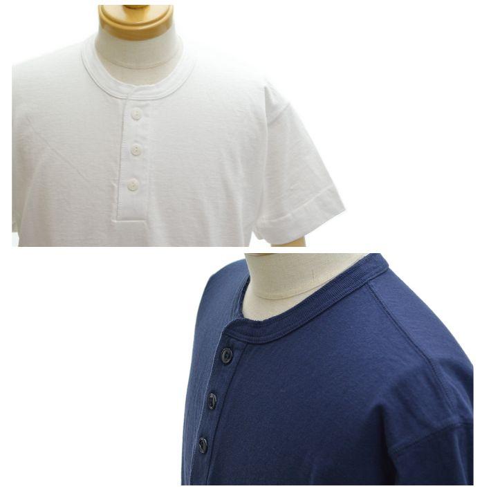 フェローズ PHNT Tシャツ ヘンリーネック 半袖 3つボタン メンズ  TEE PHERROW'S　[メール便可] | Pherrow's | 06